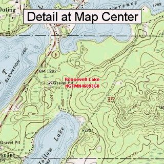 USGS Topographic Quadrangle Map   Roosevelt Lake