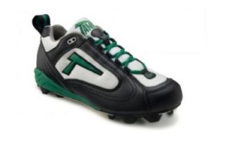 Cleat, Black White & Green. Medium (D) Sizes. RPM_Lite_LowBWG Shoes