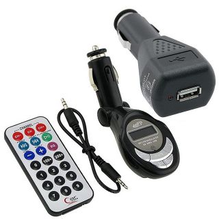 Black Two piece FM Transmitter/Charger for Media/ Players Today $9