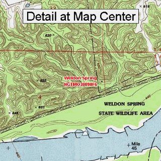USGS Topographic Quadrangle Map   Weldon Spring, Missouri