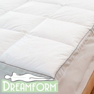 Dream Form Sateen King size Memory Foam Mattress Topper Cover