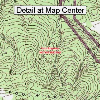 USGS Topographic Quadrangle Map   Port Angeles, Washington