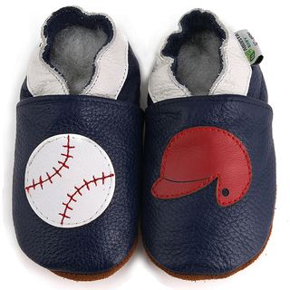 Baseball Soft Sole Leather Baby Shoes