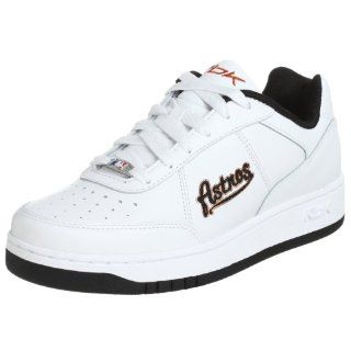MLB Astros Clubhouse Lining Sneaker,White/Black/Brick,12.5 M Shoes
