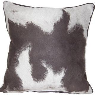 Cowhide Blk/White 17 inch Throw Pillows (Set of 2)