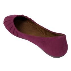 Misbehave by Adi Womens Guess Velvet Pintucked Flats
