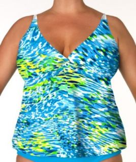 SUNSETS WOMAN Tranquility Twist Tankini 22W top only