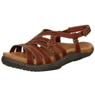 Kalso Earth Womens Imagine Rosso Leather Sandals FINAL SALE