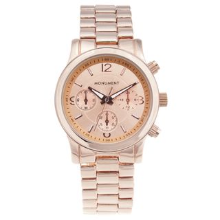 Monument Womens Rose Gold tone Sport Watch