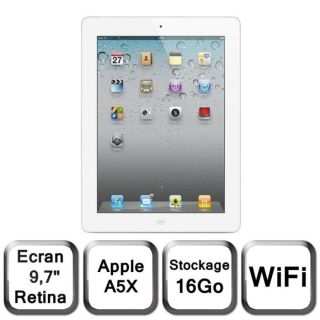 Apple Nouvel iPad blanc 9,7 LED 16 Go WiFi   Achat / Vente TABLETTE