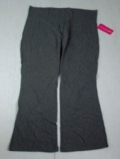 Gray Knit Boot Cut Maternity Pants X Small Clothing
