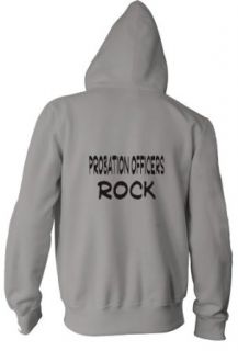 Probation Officers Rock Adult Zippered Hooded (Hoody