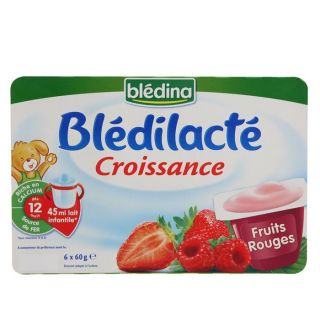 BLEDINA   Blédilacté Croissance Fruits Rouges   45 ml de lait