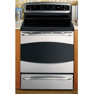 GE Profile Steel 30 inch Freestanding Electric Range/ Convection Oven