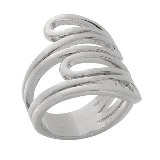 NEXTE Jewelry Silvertone Four strand Swirl Ring