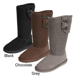 Pawz by Bearpaw Knit Shaft Shearling Lined Boots Today $51.99   $64