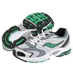 Saucony Kids Swift (Youth) Grey/Silver/Grasshopper Athletic