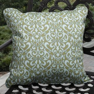 Isabella Outdoor Verti Blue, Green Pillows (Set of 2)