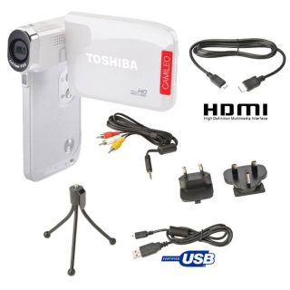 Toshiba Camileo P20 Blanc Camescope   Achat / Vente CAMESCOPE Toshiba