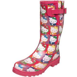 Big Kid Hello Kitty Retrospective Rain Boot,Pink,5 M US Big Kid Shoes