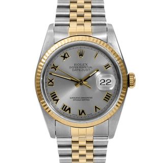 Pre owned Rolex Mens Two tone Datejust Watch