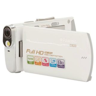 Polaroid iD820 HD White Slim Digital Camcorder