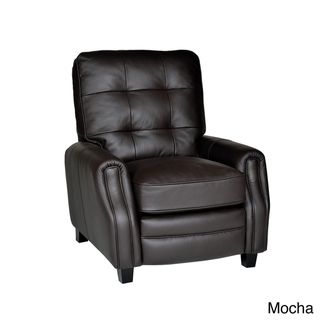 Houston Leather Press Back Chair