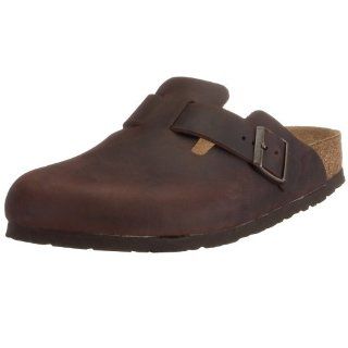 Birkenstock Clogs Boston from Leather in Habana with a regular