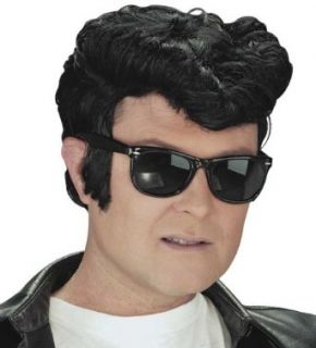 Mens 50s Greaser Costume Wig Clothing