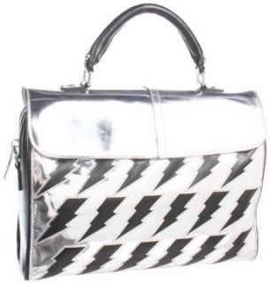 Betsey Johnson BH67705 Satchel,Silver,One Size Clothing