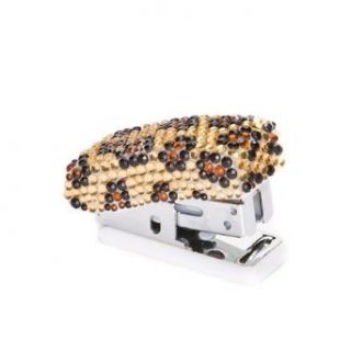 Leopard Crystal Stapler Clothing