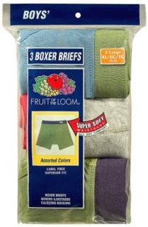Fruit of the Loom Boys 8 20 Covered Elastic Boxer Brief 3