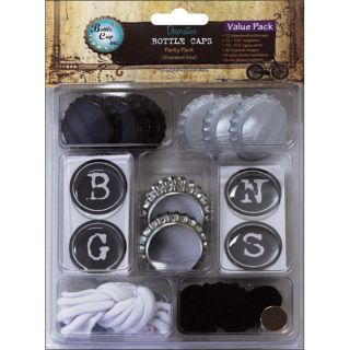 Vintage Collection Typewriter Value Party Pack Bottle Caps