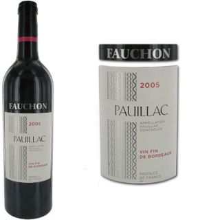 Pauillac FAUCHON 2005 75cl   Achat / Vente VIN ROUGE Pauillac FAUCHON