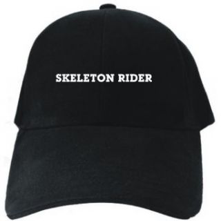 Skeleton Rider SIMPLE / BASIC Black Baseball Cap Unisex