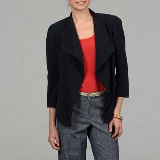 Calvin Klein Womens Eclipse Two pocket Blazer
