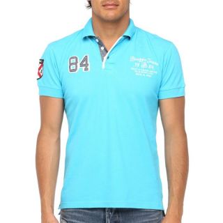 BIAGGIO Polo Brunif Homme Turquoise Turquoise   Achat / Vente POLO