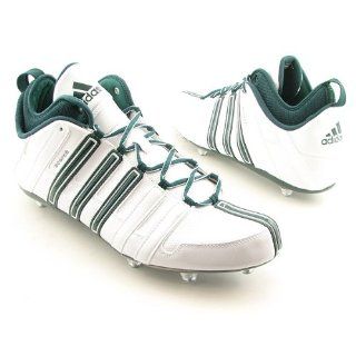 SCORCH 8 D MID FOOTBALL CLEATS 14 (RUN WHITE/FOREST/MET SILVER) Shoes
