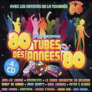 80 TUBES DES ANNEES 80 (4CD)   Achat CD COMPILATION pas cher