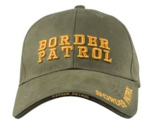 Olive Drab Border Patrol Deluxe Low Profile Cap Clothing