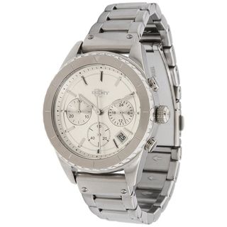DKNY Womens Mother of Pearl Dial Chronograph Watch