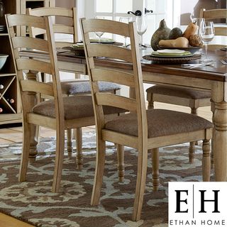 ETHAN HOME Carlingford Buttermilk Country Dining Chair (Set of 2