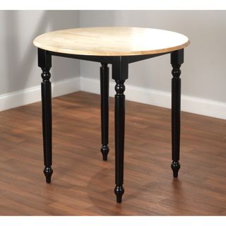 Counter Height Black/ Natural Table