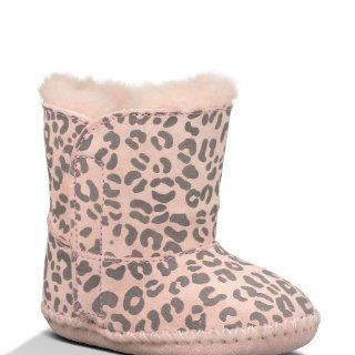 UGG ®   Baby Cassie Leopard Booties   Chestnut