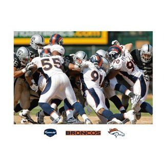 NFL Denver Broncos Defense In Your Face Mural Wall Graphic