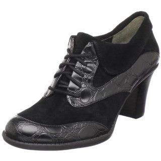  Naturalizer Womens Carnivale Oxford Pump,Black/Black,4 M US Shoes