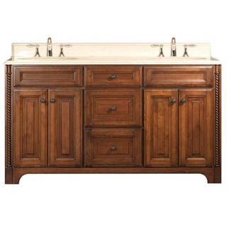 Water Creation Spain Collection 60 inch Double Sink Bathroom Vanity