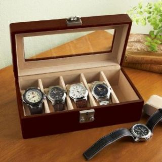 Leather Watch Box Valet Case Clothing