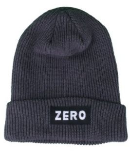 Zero Watch Cap Beanie Charcoal, One Size Clothing