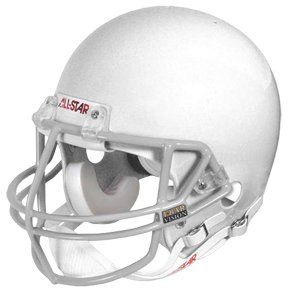 All Star Jr. Lite Youth NOP Football Helmets WH   WHITE